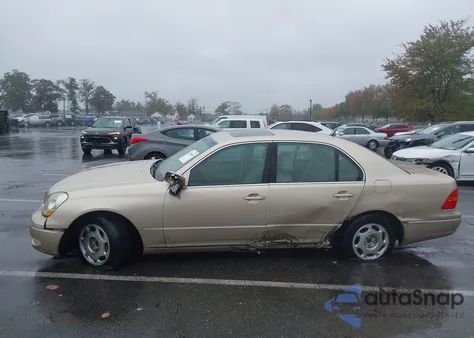 2001 Lexus Ls 430 из США, поврежденный, VIN JTHBN30F210028415